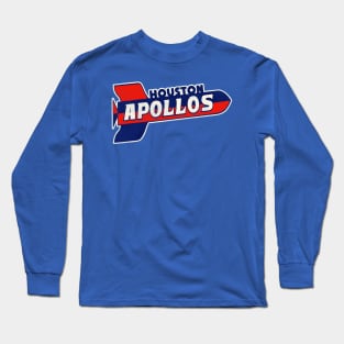 Defunct Houston Apollos Hockey Team Long Sleeve T-Shirt